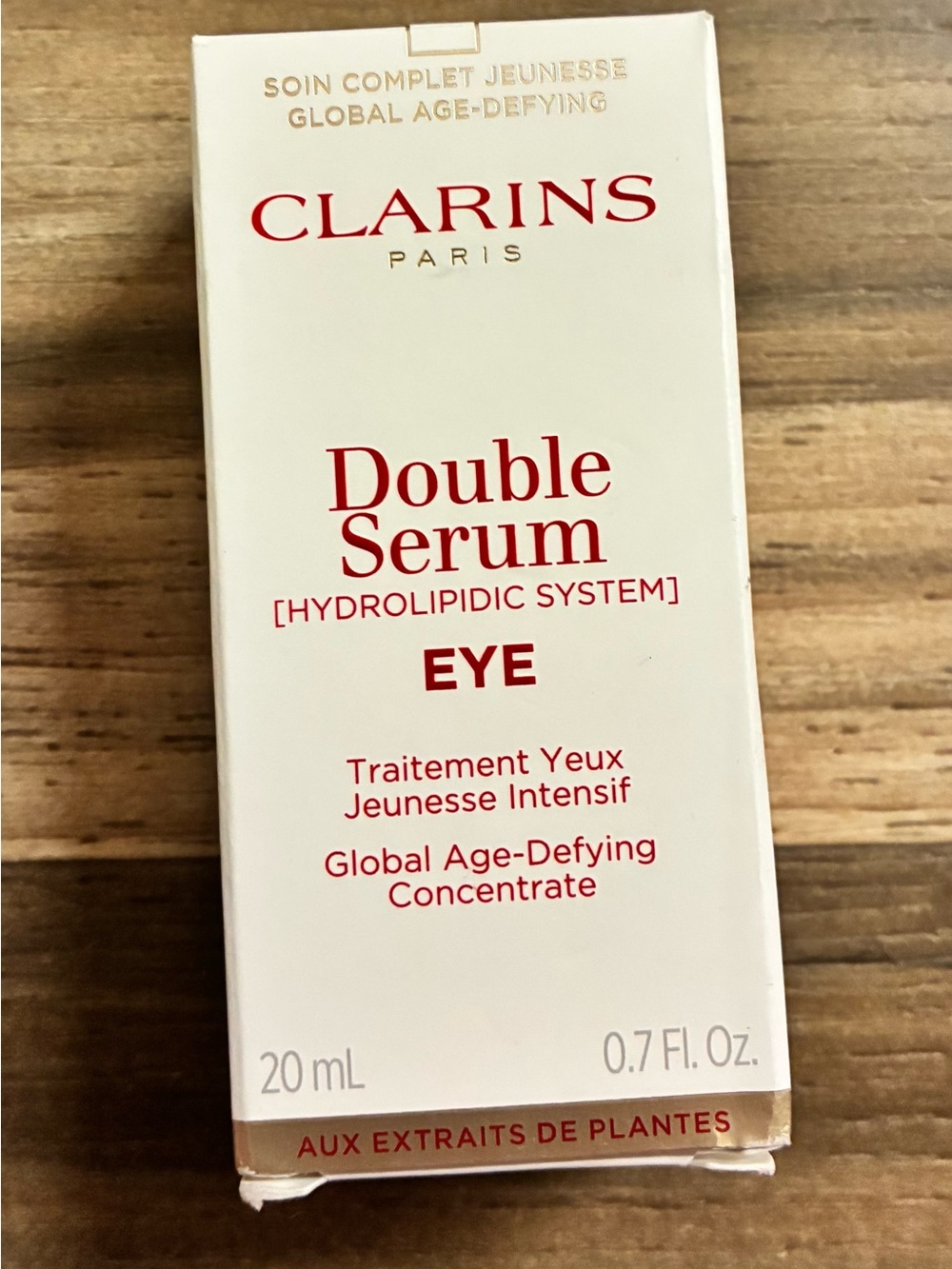 Clarins Double Serum Eye 30ml 1oz Global Age-Defying Eye Concentrate New